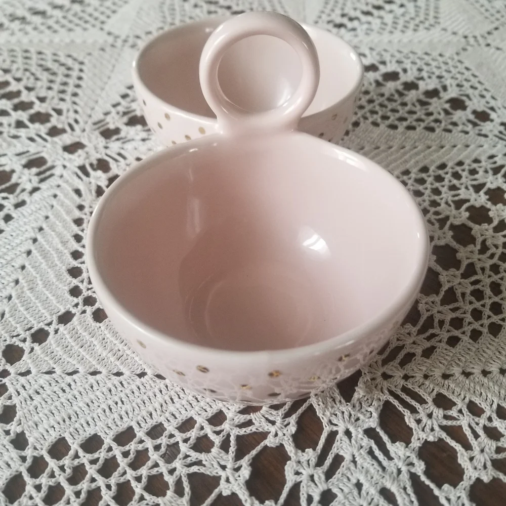 2/$14 Bloomingville Divided Double Bowl